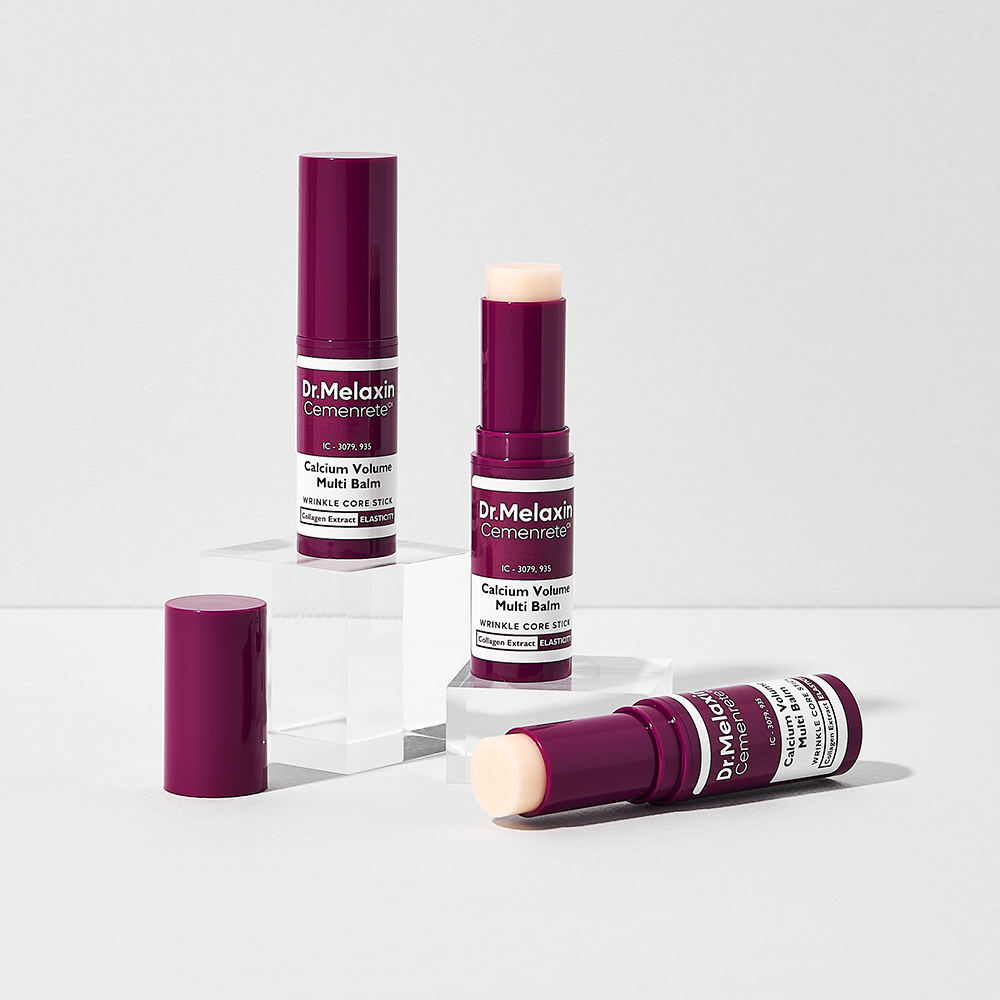 Dr.Melaxin Cemenrete Calcium Multi Balm 9g Korean Skin Care All In One Calcium Volume Stick Collagen Wrinkles Face Eye treatment Balm